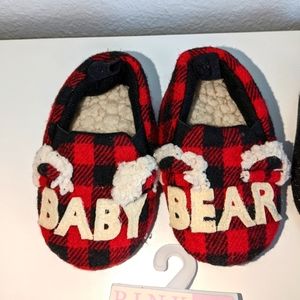 3/$30 NWOT Size 3-6 Months Wondershop Baby Bear Target Slippers Sz 2 Baby Shoes